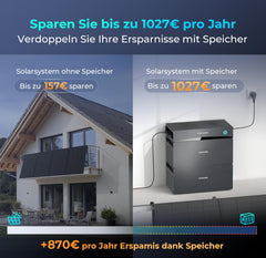 Sunshare Glory 1500 1,5 kWh Balkonspeicher-Set - 0% MwSt. gem. § 12 Abs. 3 UStG