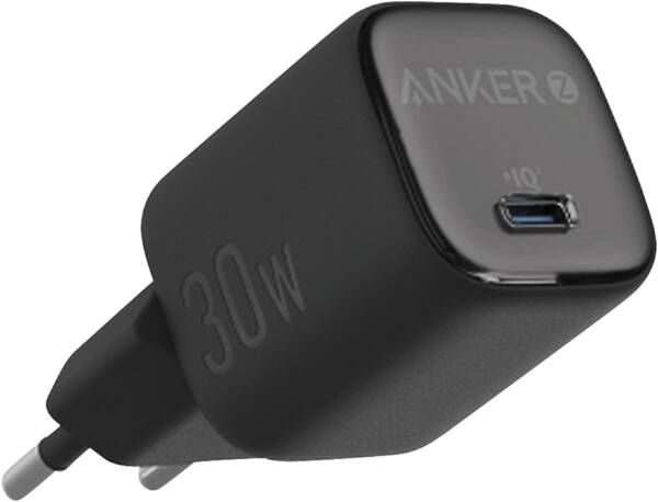 Anker Charger 30 W, 1x USB-C, GaN, Power Delivery 3.0 + PPS, EU-Stecker – Schwarz - anker-a2698g11-02.jpg