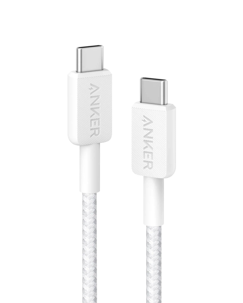 Anker 322 USB-C auf USB-C Kabel 60 W, 1,8 m, geflochten – Weiß - anker-a81f6g21-01.webp