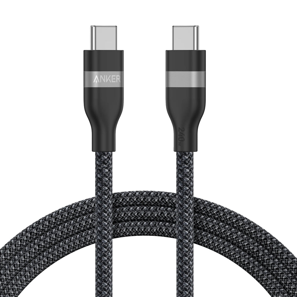 Anker USB-C auf USB-C Kabel 240 W, 1,8 m, Upcycled-geflochten – Schwarz - anker-a82e2012-01.jpg