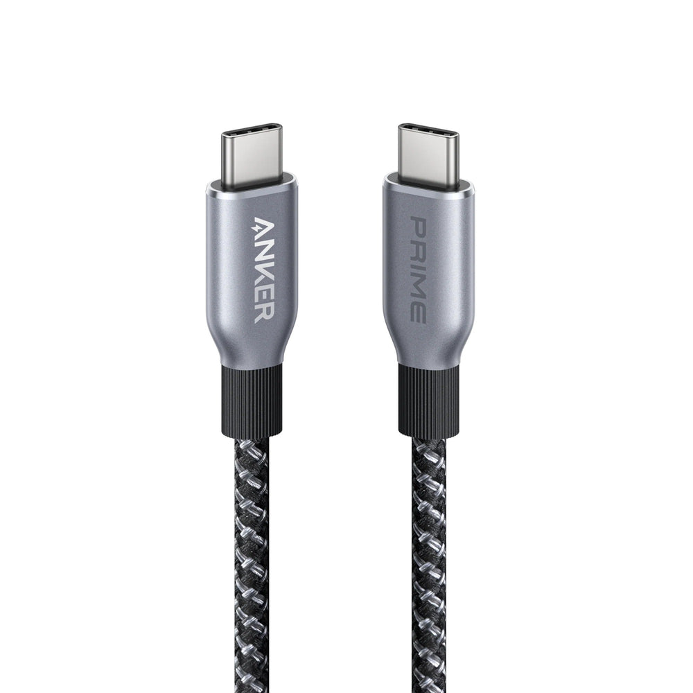 Anker Prime USB-C auf USB-C Kabel 240 W, 0,9 m, Upcycled-geflochten – Schwarz - anker-a88e2011-01.jpg