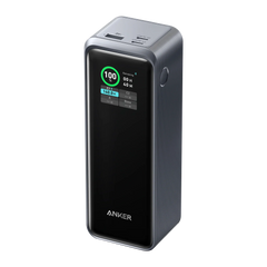 Anker Prime Powerbank 27.650 mAh, 250 W, 3 Anschlüsse, Smart-Display und App-Steuerung – Schwarz/Silber - anker-prime-powerbank-27650mah-250w-a1340012-01.webp