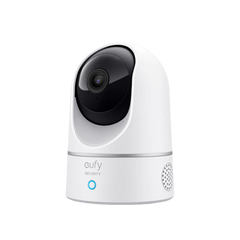 Weiße eufy E220 Innenkamera als klare Produktansicht
