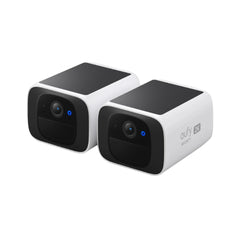 eufy SoloCam S220 - 2K-Außenkamera - 2er-Set Netzwerk-Überwachungskamera – Weiß