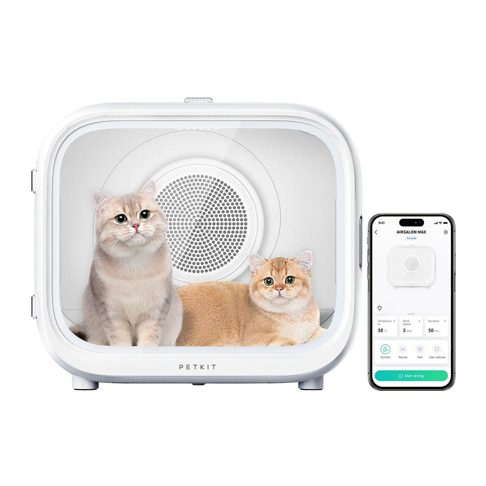 PETKIT AirSalon Max Haustiertrockner Box 60 L, 360°-Trocknung, leise ≤ 42 dB, Negativ-Ionen, App-Steuerung, Weiß - petkit-6975069301389-01.jpg