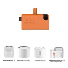 PETKIT Wireless Water Pump FFT1-2 P41161, kabellose Ersatzpumpe für EverSweet Max 2, hitzebeständig, orange - petkit-6975069307473-01.jpg