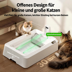 PETKIT Purobot Crystal Duo offene selbstreinigende Katzentoilette P9905 mit KI-Kamera, Weiß - petkit-6975069307244-02.jpg