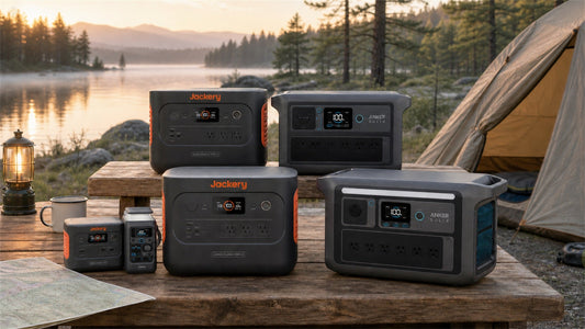 Jackery und Anker SOLIX Powerstations am See – CyberGadget Vergleich 2026