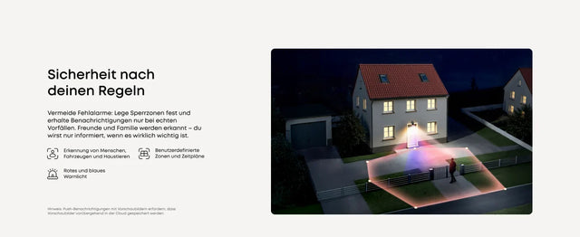 Sicherheitszonen und aktive Abschreckung mit der eufy PoE Cam E40