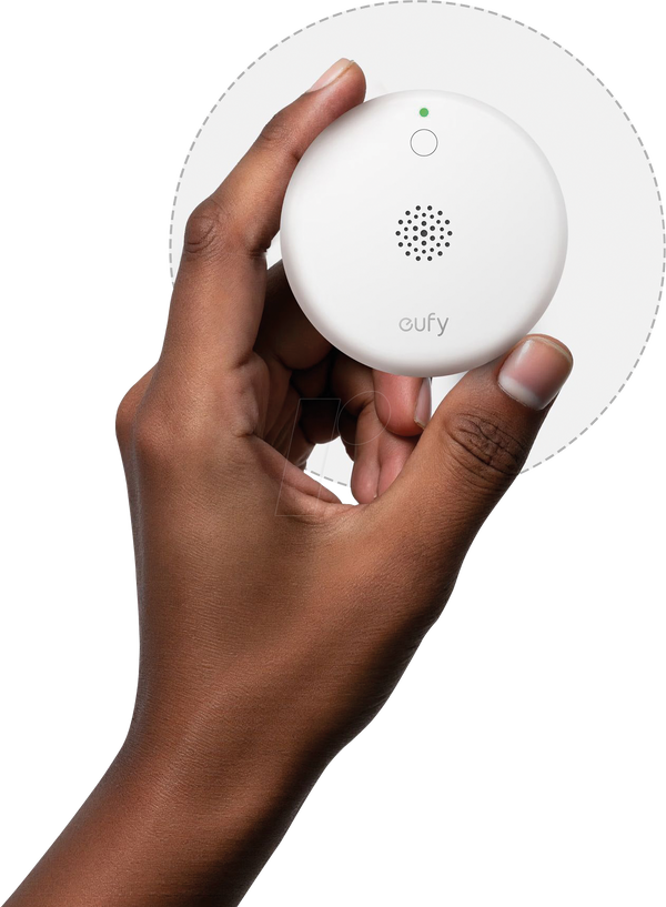 eufy E10 Rauchmelder – Handansicht