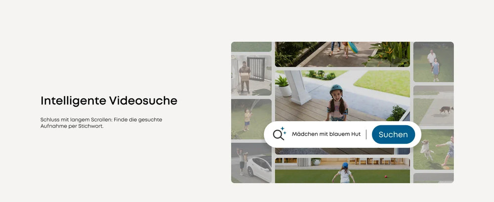 Intelligente Videosuche für Aufnahmen der eufy PoE Cam E40