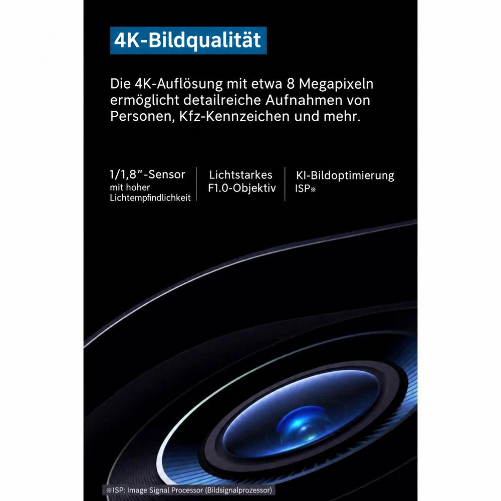 4K-Auflösung und F1.0-Optik der eufyCam S3 Pro