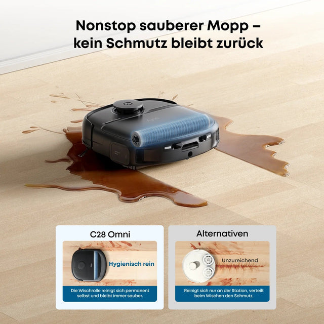 eufy C28 – Wischreinigung