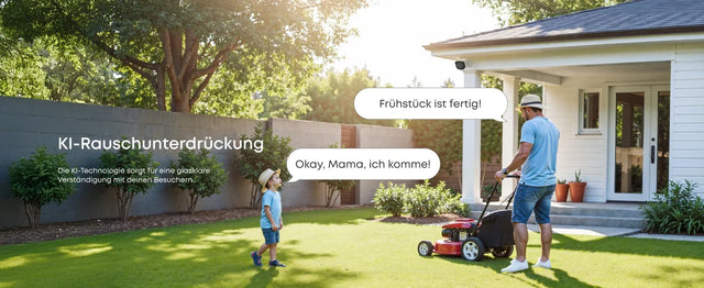 Zwei-Wege-Kommunikation mit KI-Rauschunterdrückung