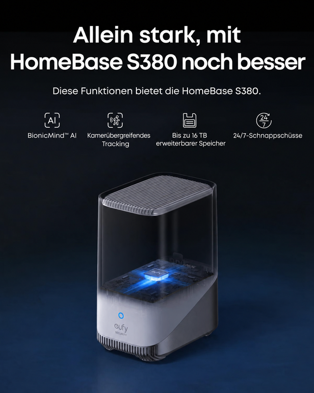 eufy HomeBase S380 – Funktionen