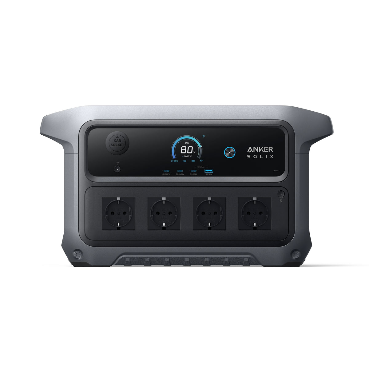 ANKER SOLIX C2000 Gen 2 Tragbare Powerstation - 0% MwSt. gemäß § 12 Abs. 3 UStG