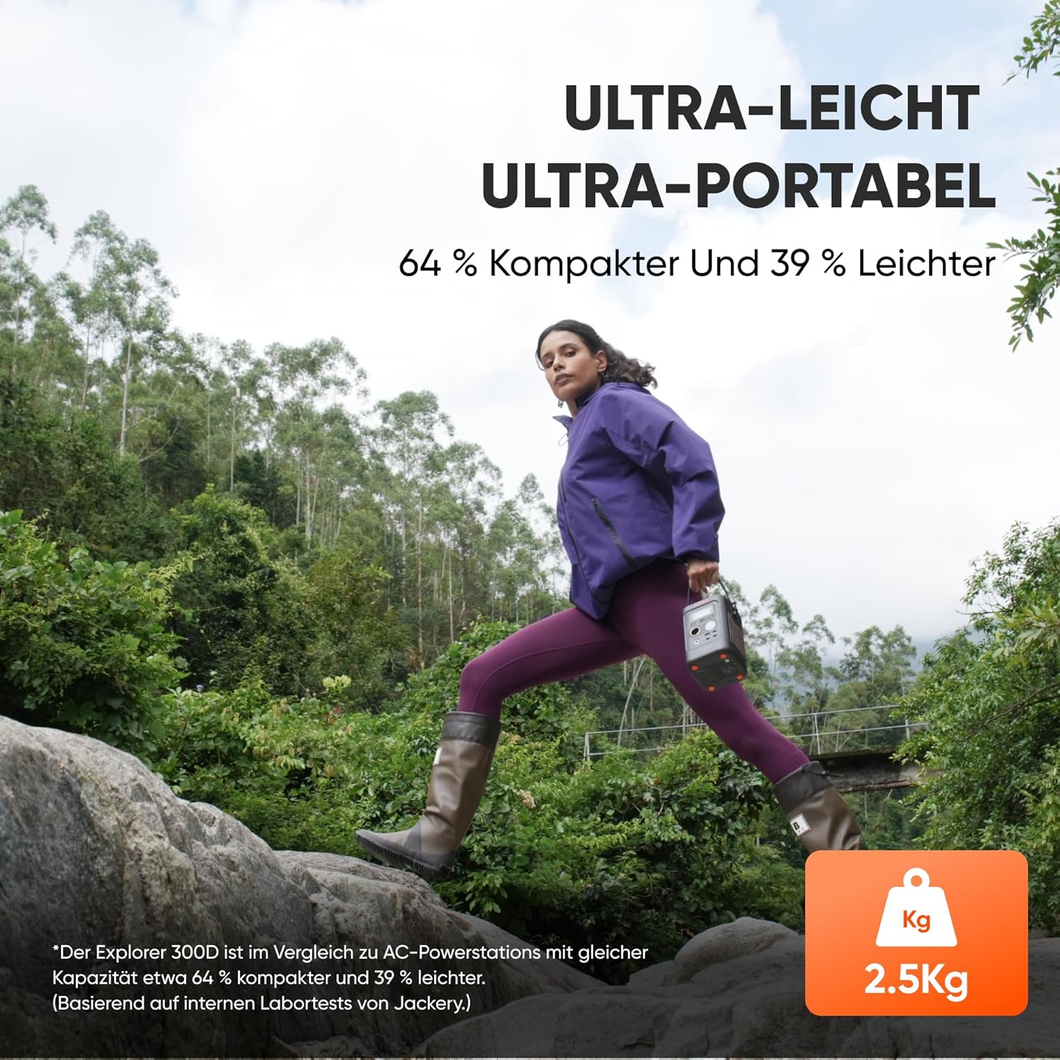 JACKERY Explorer 300D Tragbare Powerstation