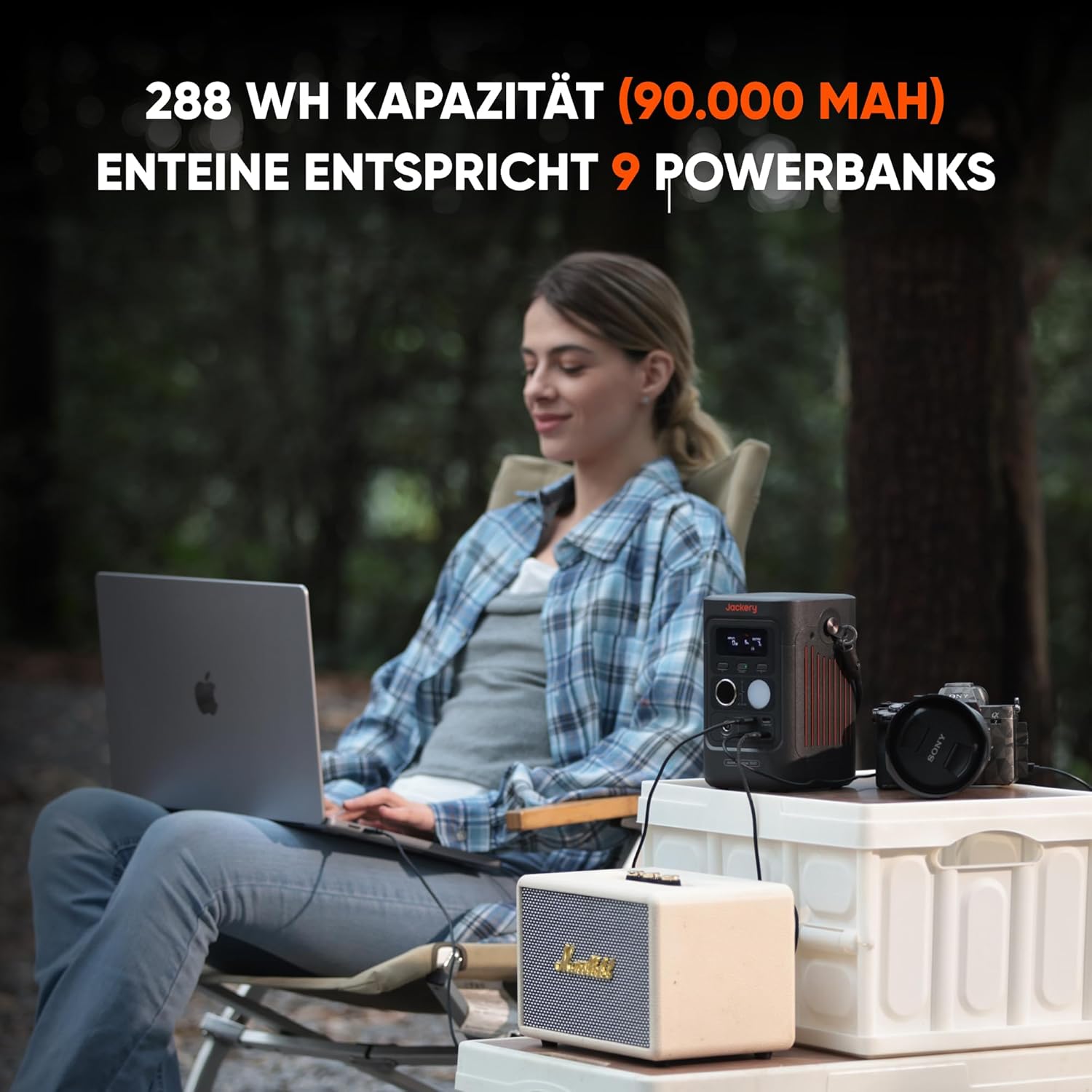 JACKERY Explorer 300D Tragbare Powerstation
