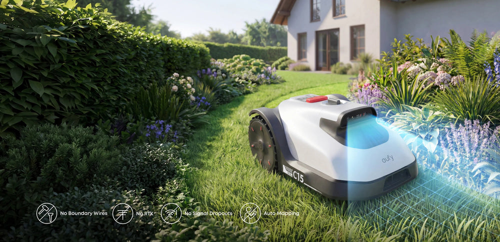 eufy C15 Mähroboter – Einrichtung im Garten