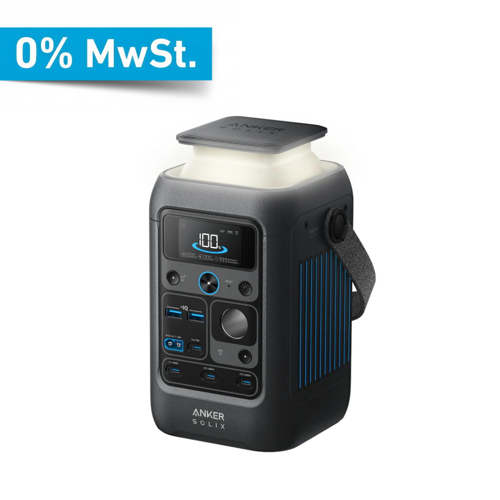 ANKER SOLIX C300X DC Powerstation - 0% MwSt. gemäß § 12 Abs. 3 UStG