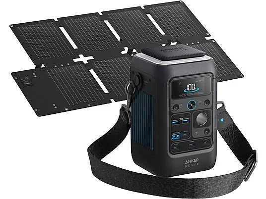 ANKER SOLIX C300X DC + PS60 Powerstation & Solarpanel Set - 0% MwSt. gemäß § 12 Abs. 3 UStG