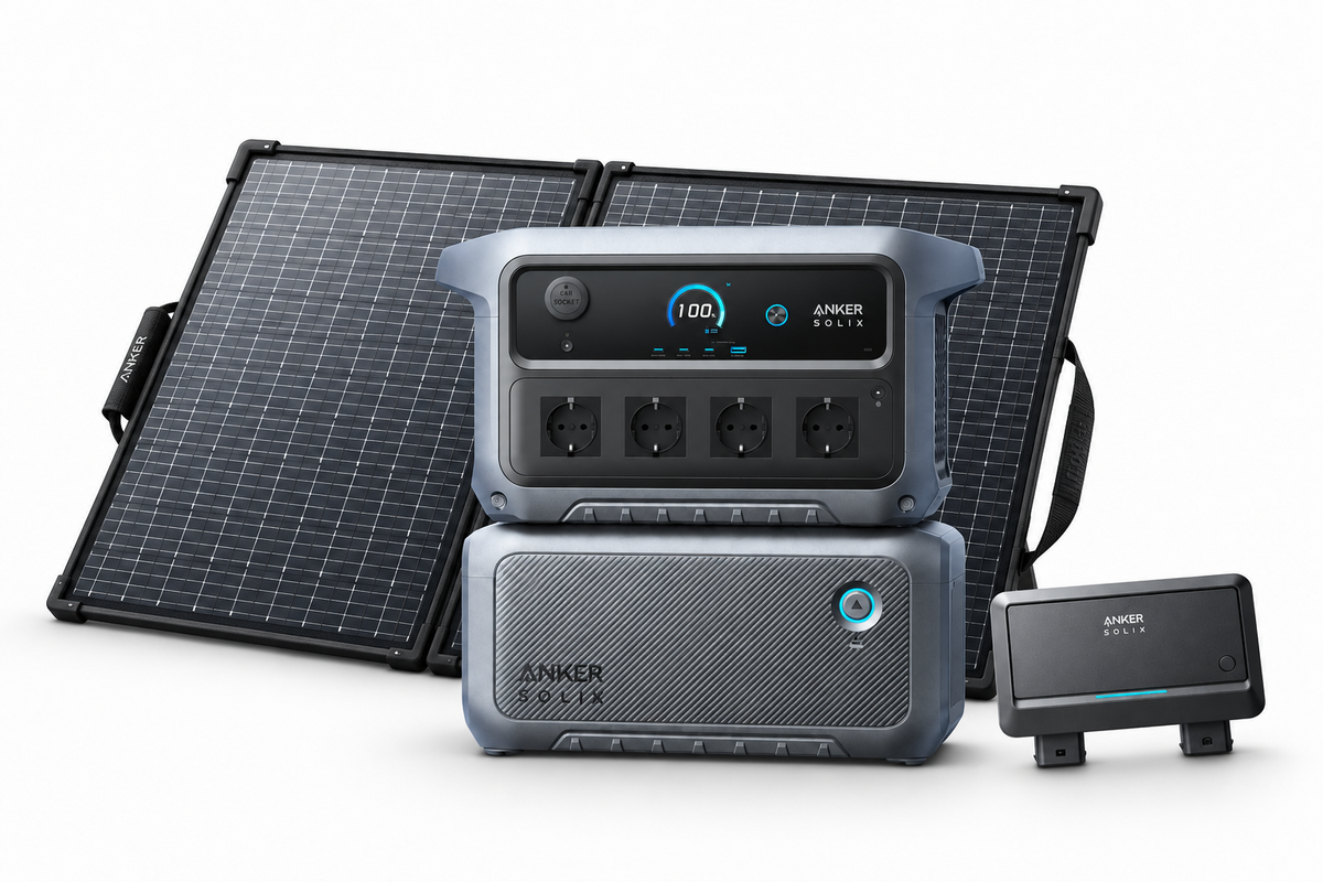 ANKER SOLIX C2000 Gen 2 Powerstation - 0% MwSt. gem. § 12 Abs. 3 UStG