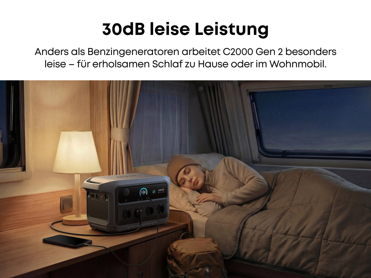 ANKER SOLIX C2000 Gen 2 Tragbare Powerstation