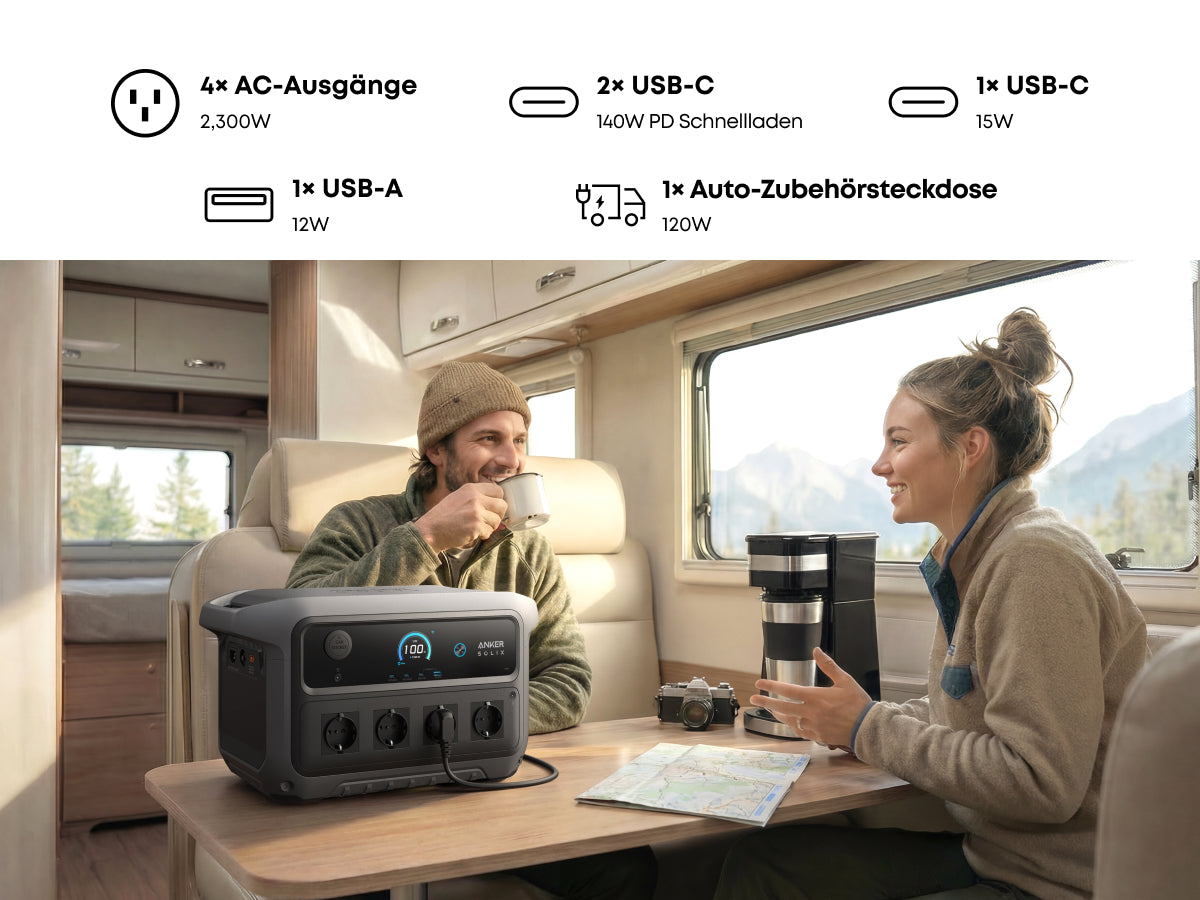 ANKER SOLIX C2000 Gen 2 Tragbare Powerstation