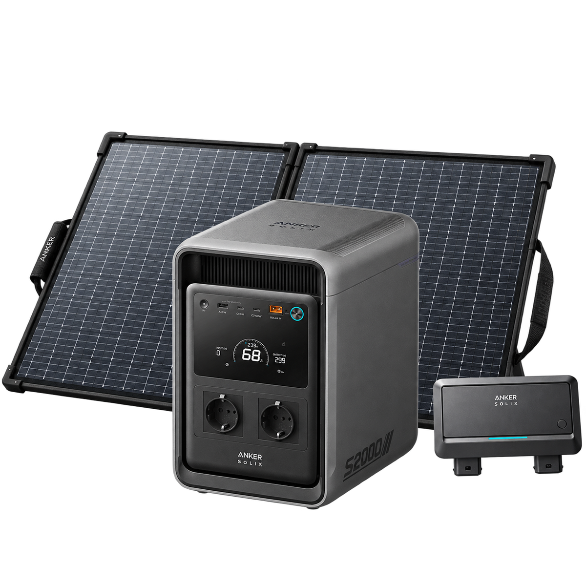 Anker SOLIX S2000 Tragbare Powerstation - 0% MwSt. gem. § 12 Abs. 3 UStG