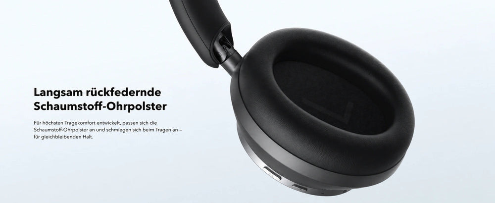 Slow-Rebound-Foam-Ohrpolster des Soundcore Space One Pro