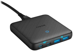Anker PowerPort Atom III Slim 65 W Tischladegerät, 4 Ports (2x USB-C, 2x USB-A), GaN, PPS – Schwarz - anker-a2046g12-02.jpg