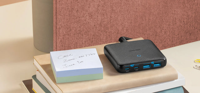 Anker PowerPort Atom III Slim 65 W Tischladegerät, 4 Ports (2x USB-C, 2x USB-A), GaN, PPS – Schwarz – Bild 15