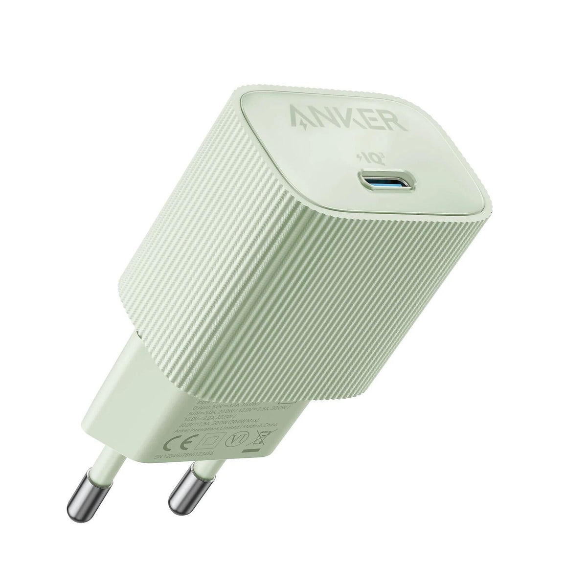 Anker Nano Ladegerät 30 W (511 Nano 4), 1x USB-C, GaN, PD/PPS, EU-Stecker – Grün - anker-a2337g61-01.jpg