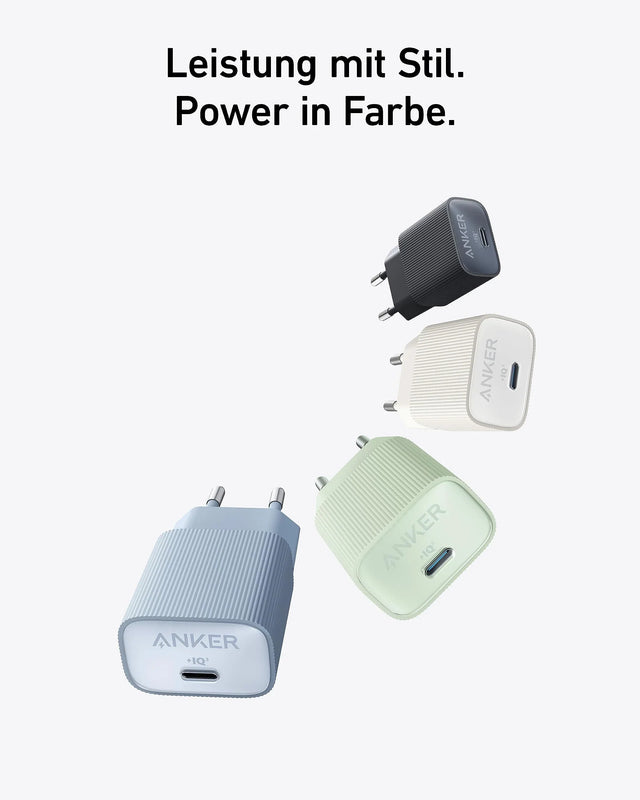 Anker Nano Ladegerät 30 W (511 Nano 4), 1x USB-C, GaN, PD/PPS, EU-Stecker – Grün – Bild 14