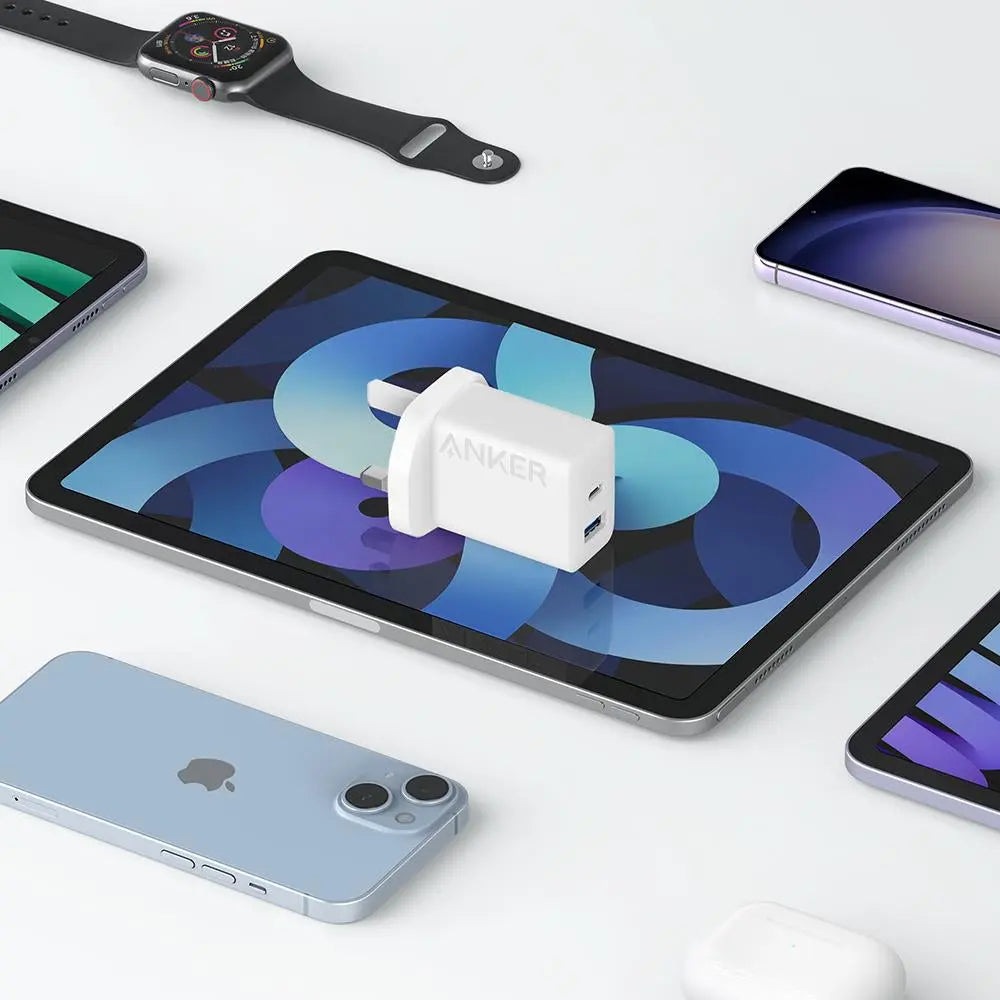 Anker 312 Ladegerät 20 W, USB-C + USB-A, Power Delivery, MultiProtect – Weiß – Bild 10