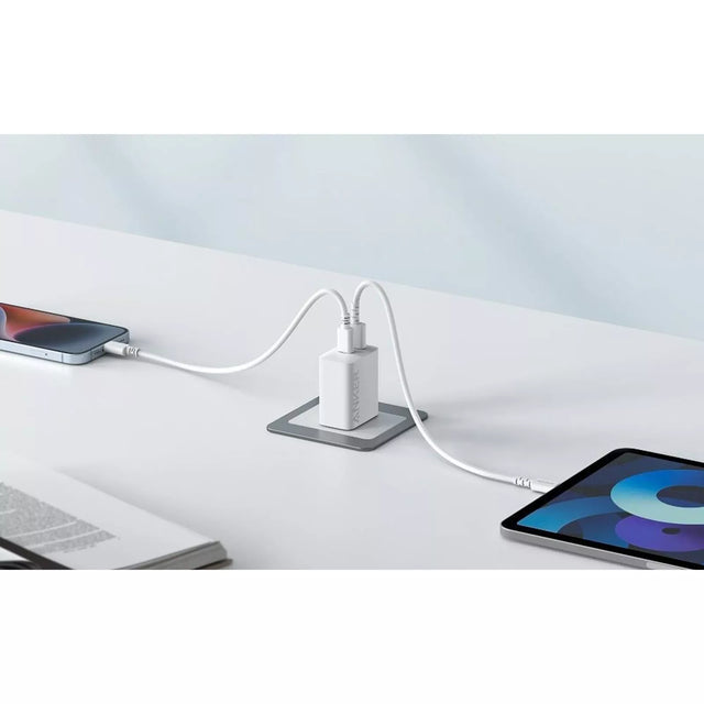 Anker 312 Ladegerät 20 W, USB-C + USB-A, Power Delivery, MultiProtect – Weiß – Bild 13