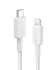Anker 322 USB-C auf Lightning Kabel, 0,9 m, geflochten, MFi-zertifiziert – Weiß - anker-a81b5g21-01.jpg