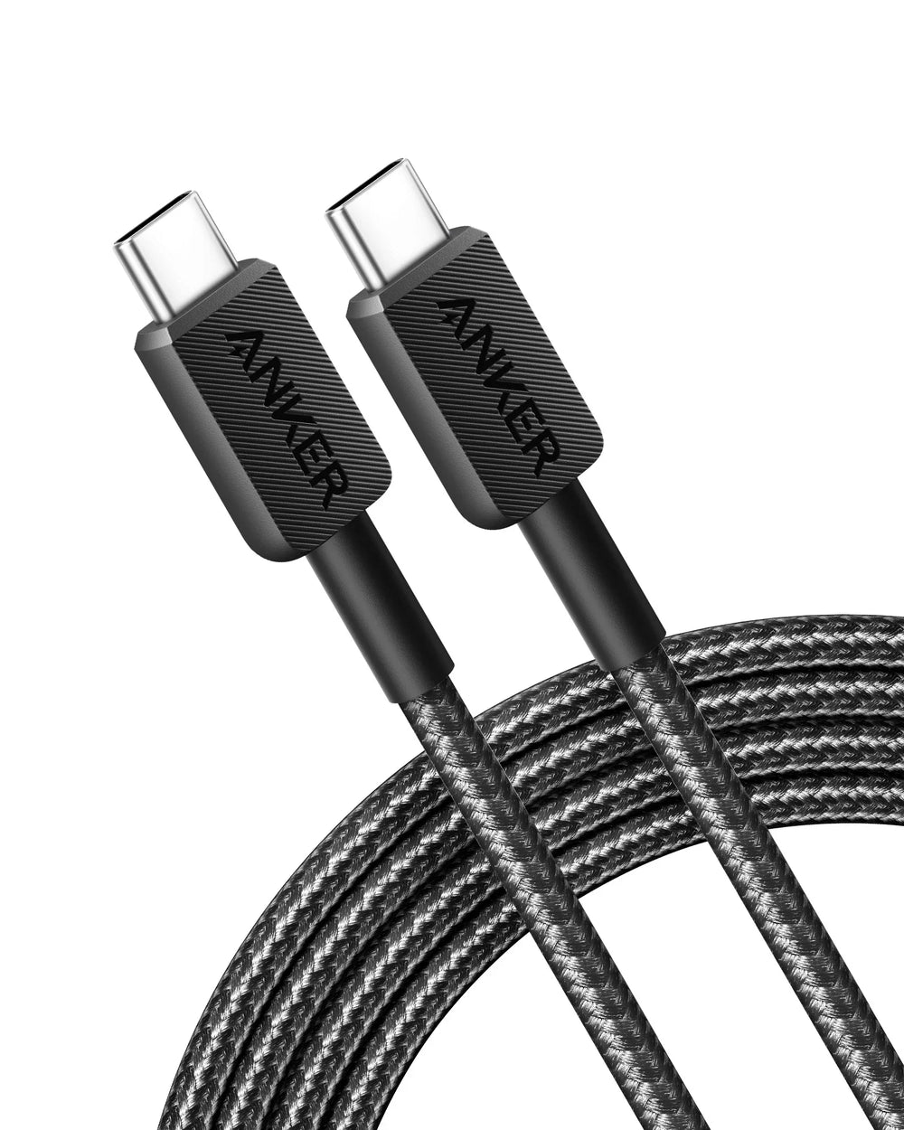 Anker 322 USB-C auf USB-C Kabel 60 W, 0,9 m, geflochten – Schwarz - anker-a81f5g11-02.webp