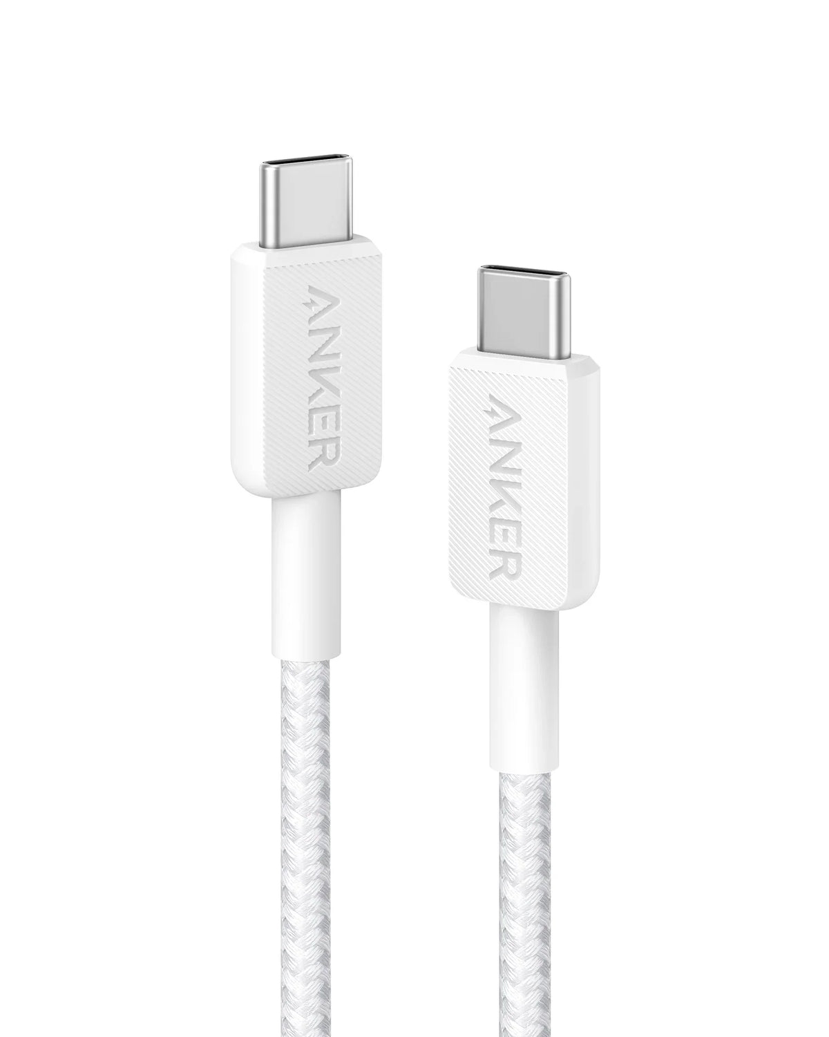 Anker 322 USB-C auf USB-C Kabel 60 W, 0,9 m, geflochten – Weiß - anker-a81f5g21-01.webp