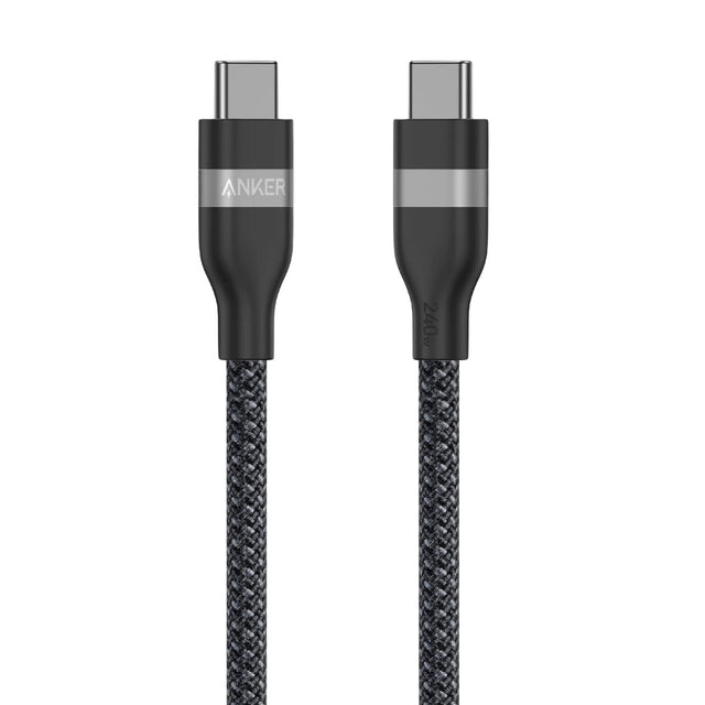 Anker USB-C auf USB-C Kabel 240 W, 0,9 m, Upcycled-geflochten – Schwarz - anker-a82e2011-01.jpg