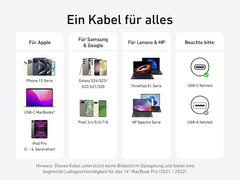 Anker USB-C auf USB-C Kabel (90cm, 240W, Upcycled-Geflochten), Schwarz – Bild 11
