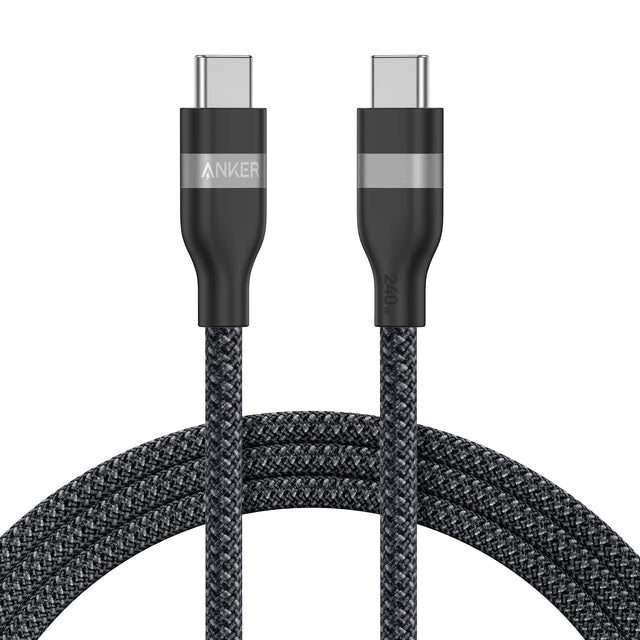 Anker USB-C auf USB-C Kabel 240 W, 1,8 m, Upcycled-geflochten – Schwarz - anker-a82e2012-01.jpg