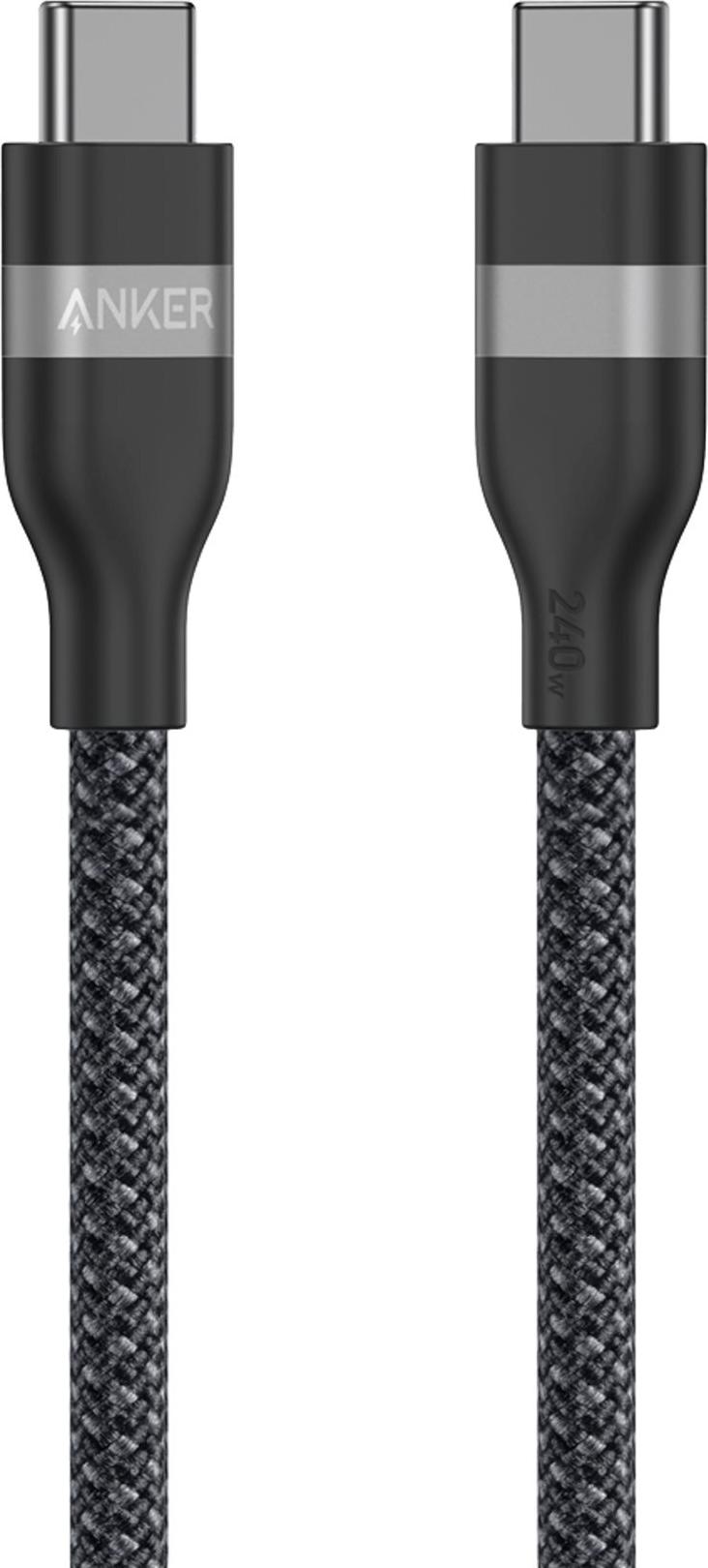 Anker USB-C auf USB-C Kabel 240 W, 1,8 m, Upcycled-geflochten – Schwarz - anker-a82e2012-02.jpg