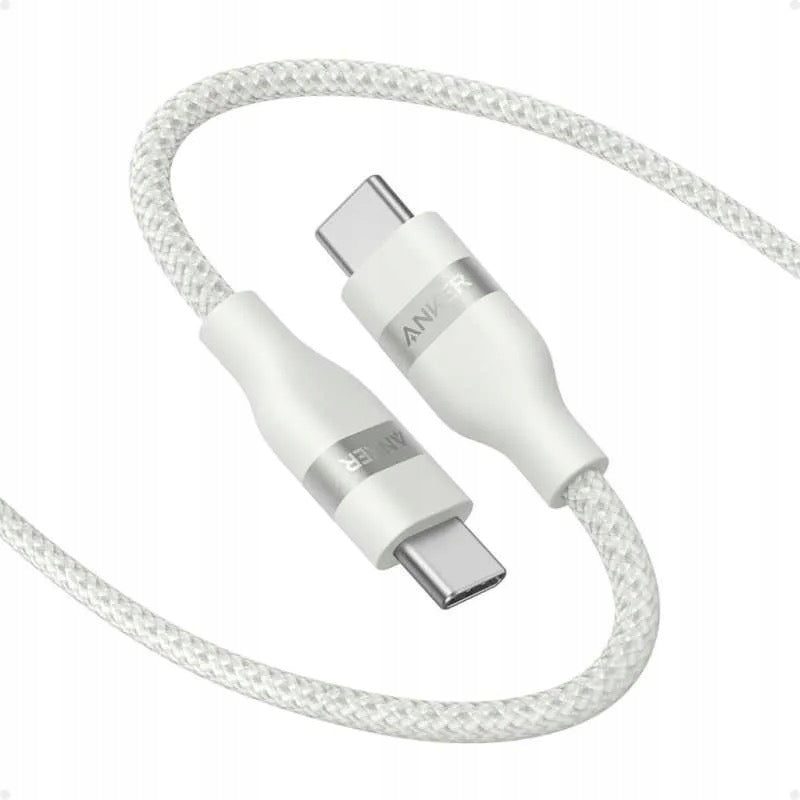 Anker USB-C auf USB-C Kabel 240 W, 0,9 m, Upcycled-geflochten – Weiß - anker-a82e2021-02.jpg