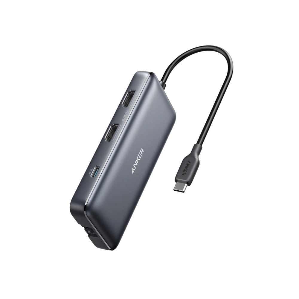 Anker PowerExpand 8-in-1 USB-C PD Media Hub (553), 2x HDMI, Gigabit-LAN, 100 W PD – Grau - anker-a83800a1-01.jpg