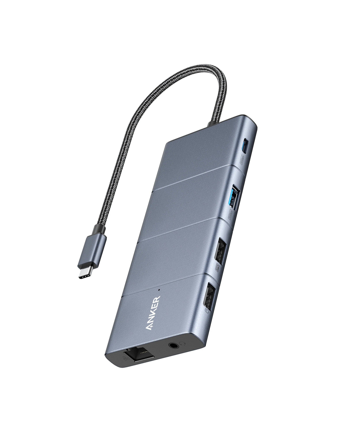 Anker 565 USB-C Hub 11-in-1, HDMI + DisplayPort, 10 Gbit/s, Gigabit-LAN, 100 W PD – Grau - anker-a83880a1-01.jpg