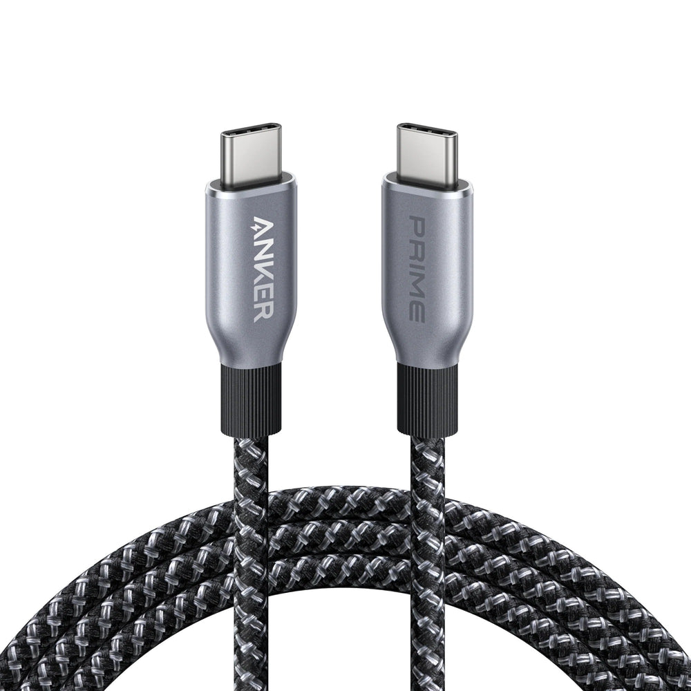 Anker Prime USB-C auf USB-C Kabel 240 W, 1,8 m, Upcycled-geflochten – Schwarz - anker-a88e2012-01.jpg