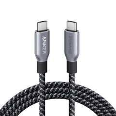 Anker Prime USB-C auf USB-C Kabel 240 W, 1,8 m, Upcycled-geflochten – Schwarz - anker-a88e2012-01.jpg