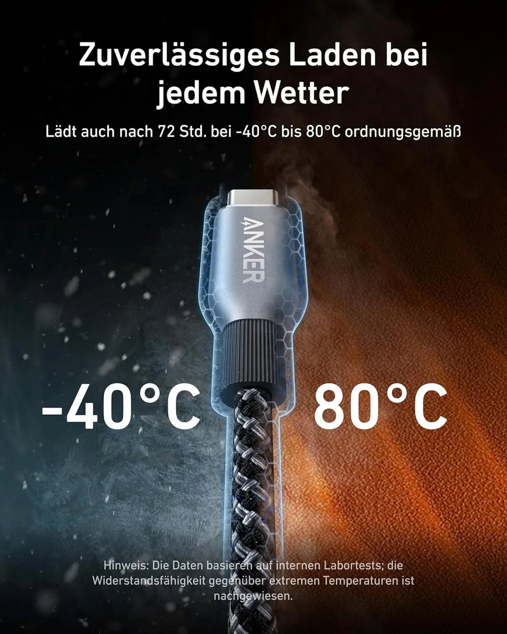 Anker Prime USB-C auf USB-C Kabel 240 W, 1,8 m, Upcycled-geflochten – Schwarz – Gallery 05