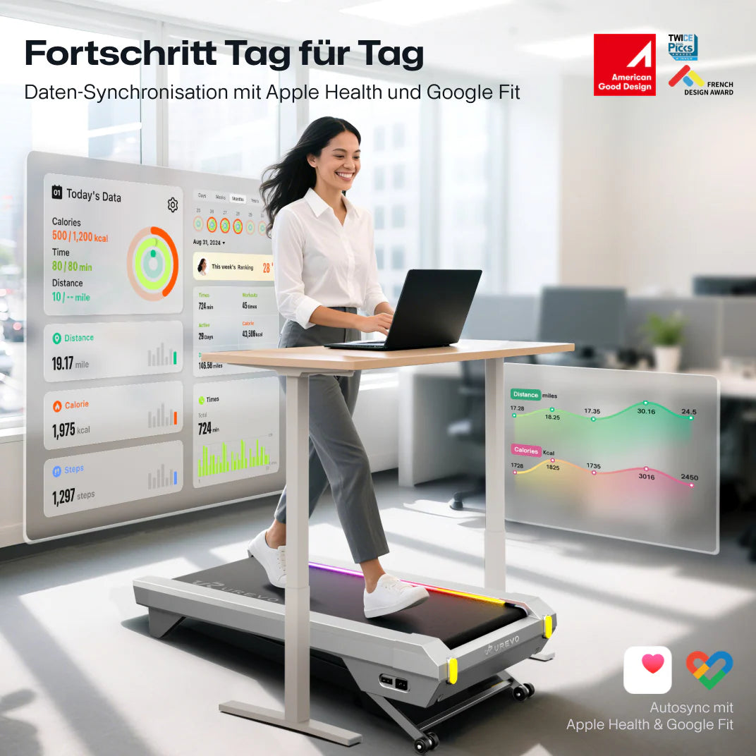 UREVO CyberPad for Office Laufband